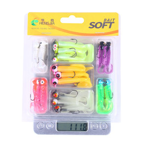 Set di Esche da Pesca con Testa in Piombo di Alta Qualità, Esche di Varie Dimensioni con Amo Rotondo <span class=keywords><strong>per</strong></span> la Pesca - Product Image 5