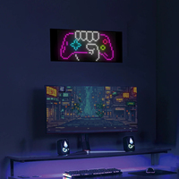 Écran LED pour pare-brise de voiture 16*32, indicateur DIY, application Devil Eye, télécommande, yeux animés, LED pour voiture et camion