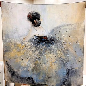 Sciarpa di seta 108*108cm con stampa Double face scialle di seta di gelso per donna stile coreano sciarpa quadrata per l'estate - Product Image 5