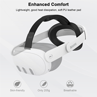 AMVR tali kepala yang dapat disesuaikan untuk lebih sedikit tekanan wajah kompatibel dengan VR Meta Quest 3