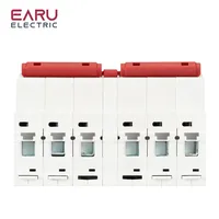 Disjoncteur de Verrouillage Manuel à Double Alimentation pour Rail Din, 1P + 1P 2P + 2P 3P + 3P 4P + 4P MTS, MCB