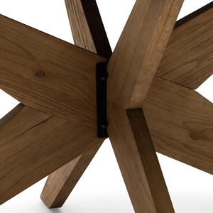 AY-2627-3 Chim Ưng Crest gỗ rắn khai hoang sồi Pháp phong cách cổ điển vuông bàn ăn cho 4 phòng ăn đồ nội thất sang trọng - Product Image 4