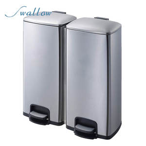 <span class=keywords><strong>Poubelle</strong></span> rectangulaire en acier inoxydable de haute qualité 5 10 20 <span class=keywords><strong>litres</strong></span> avec doublure et couvercle à fermeture douce et pédale durable - Product Image 4