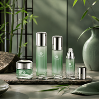 Emballage cosmétique de boutique, flacon pompe en verre 30ml 40ml 50ml 100ml 120ml, conteneur pour soins de la peau, design personnalisé, impression à l'écran