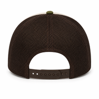 Casquette Trucker en Coton et Maille à 5 Panneaux de Haute Qualité pour Hommes, avec Logo Brodé Personnalisé et Patch en Caoutchouc, Idéale pour les Sports de Plein Air et les Activités de Performance