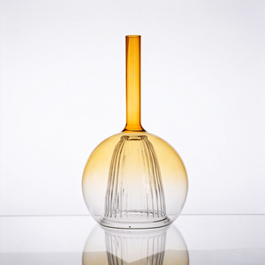 Abat-jour décoratif en verre à double paroi, diffuseur côtelé multicolore à l'intérieur, en borosilicate, pour suspension, pièces de rechange OEM - Product Image 3