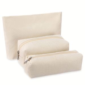 Small Makeup Bag for <b>Purse</b> Mini Cosmetics Bag Corduroy <b>Cute</b> Cosmetic Pouch for Women - Product Image 1
