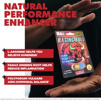 OEM Vente en Gros Raging Bull 15000, Gélules d'Amélioration Masculine, Booster d'Endurance Masculine Gélules d'Amélioration Masculine USA Marque Privée