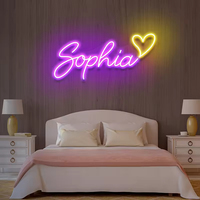Enseigne néon LED personnalisée avec logo sur mesure pour décoration murale de mariage et de fête, idéale pour le dropshipping