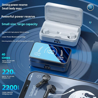 Auriculares Bluetooth con Pantalla Grande, Inalámbricos, Doble Auricular, Suministro Directo de Fábrica, Modelo Privado TWS, Auriculares Móviles Tong
