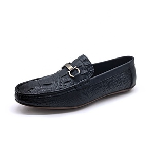 Vente en gros d'usine Mode Professionnel Bleu Noir Classique <span class=keywords><strong>Luxe</strong></span> Marque de renom Haute qualité Cuir <span class=keywords><strong>italien</strong></span> pur Haute tige Hiver <span class=keywords><strong>Homme</strong></span> - Product Image 4