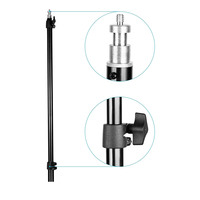 Trépied professionnel BEIYANG en alliage d'aluminium de 2,8 m pour studio photo, éclairage annulaire LED, boîte à lumière, support de caméra