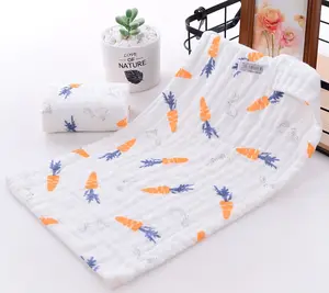 25X50Cm Dày Ấm Cúng Tất Cả Các Mùa Bé Muslin Washcloths Bông Hữu Cơ Tự Nhiên Baby Wipes Mềm Sơ Sinh Bé