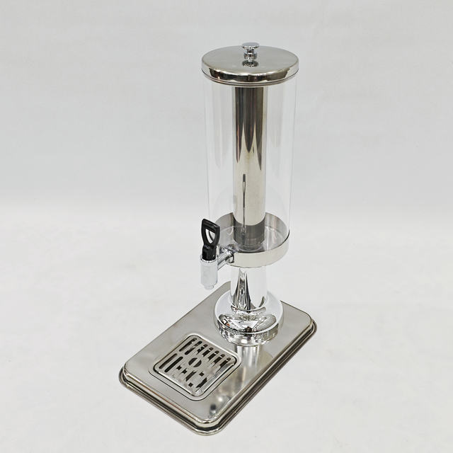 Commercial Gold Stainless Steel 3L Mirror Polished Drink Dispenser for Fruit Juice Beverage Service Parties Restaurants Hotels