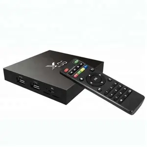 Qunshi tech-Dispositivo de tv inteligente X96, decodificador con android 6,0, 1 GB de RAM, 8 GB de ROM, Amlogic S905X, cuatro núcleos, mini pc