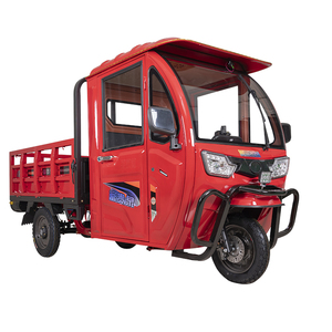 Tricycle électrique personnalisé pour le marché coréen avec carrosserie fermée, moteur sans balais, capacité de charge de 600 kg, <span class=keywords><strong>transport</strong></span> de marchandises - Product Image 4
