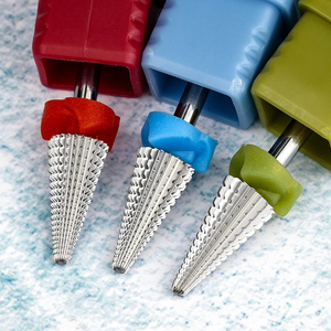 Fraise conique professionnelle en carbure de tungstène pour ongles, sans vibration, pour le retrait de gel, fraise électrique de manucure - Product Image 3