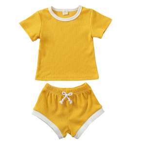 Conjunto de Ropa para Niños, Estilo Nuevo, Pantalones Cortos Informales para Bebé, Ropa de Verano de Algodón Orgánico de Alta Calidad, 1-6 Años - Product Image 2