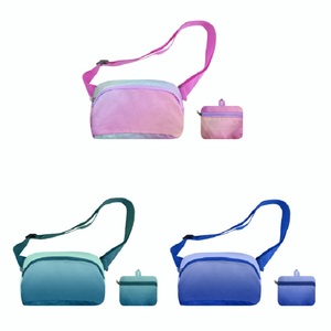 กระเป๋าคาดอกแบบซิป Unisex สำหรับวิ่ง ขี่จักรยาน เล่นกีฬา แฟชั่นโรงงาน รับทำโลโก้ วินเทจ สีพื้น ผ้าโพลีเอสเตอร์ - Product Image 1
