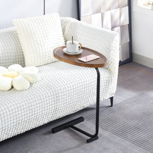 Hot Sale C-Shaped Side Tea <strong>Table</strong> Oval Mini Mobile <strong>Small</strong> <strong>Table</strong> Bedroom Living Room Apartment - Product Image 1