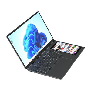 Phổ biến nhất Intel N95 Quad Core Màn hình kép 7.6V/5000mAh 180 độ mở và đóng 15.6 + 7 inch kinh doanh nhà máy tính xách tay - Product Image 2