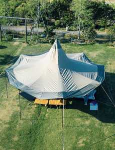 Carpa de Camping de Lujo para Exteriores OEM, Impermeable para las Cuatro Estaciones, Tela Oxford 900D, Tubo de Hierro de 2000-3000 mm, Protección Contra Lluvia y Sol - Product Image 2