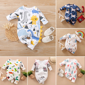 Ropa de manga corta para bebé, Pelele de <span class=keywords><strong>verano</strong></span> 2023 algodón, Unisex, una pieza, novedad de 100% - Product Image 3