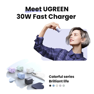 <span class=keywords><strong>Chargeur</strong></span> Mural UGREEN 30W USB C Nexode Pliable GaN PPS Compact Charge Rapide <span class=keywords><strong>Bloc</strong></span> <span class=keywords><strong>Chargeur</strong></span> PD3.0 pour <span class=keywords><strong>iPhone</strong></span> 15 <span class=keywords><strong>14</strong></span> 13 - Product Image 3