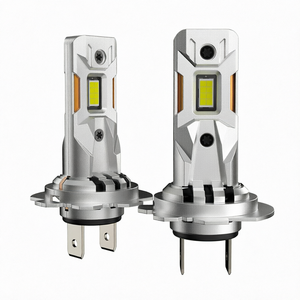 Ampoules de phare LED H7 super lumineuses, taille mini 1:1, phare de voiture sans fil, 6500K blanc froid, système d'éclairage automobile - Product Image 1