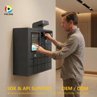 Casier à clés intelligent en libre-service avec système de gestion à distance de l'armoire à clés numérique, kiosque pour Airbnb, location de vacances, BnB