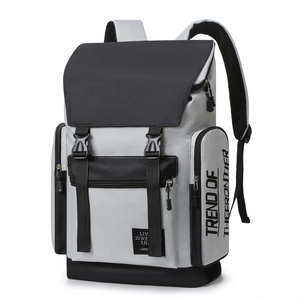 Hot Selling Fashion Waterproof Anti-Theft Laptop School Student <b>Backpack</b> USB Retractable <b>Strap</b> Large Capacity Geometric Pattern - Product Image 2