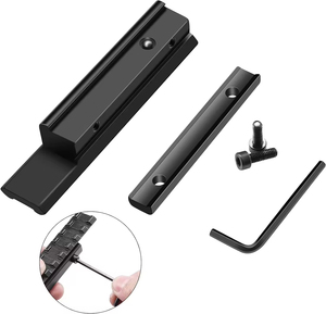 อะแดปเตอร์ต่อขยายแบบ Dovetail ขนาด 10 ซม. ผลิตตามสั่งจากโรงงาน สำหรับรางยึดอัลลอยด์ขนาด 11 มม. ถึง 20 มม. อุปกรณ์เสริมสำหรับการล่าสัตว์กลางแจ้งแบบยุทธวิธี - Product Image 2