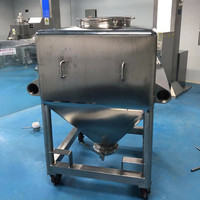 Mélangeur de poubelle de levage industriel de haute qualité HTD, mélangeur automatique de réservoir IBC, trémie rotative, machine de mélange de poudre sèche