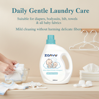 Lessive liquide en gel écologique pour bébé, 2000 ml, marque distributeur, ingrédients naturels, parfum personnalisable