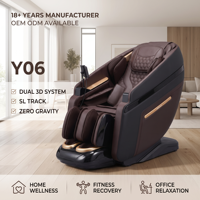 Sillón de Masaje 3D de Doble Núcleo con Gravedad Cero y Riel SL Flexible, Escaneo Corporal por IA, Calefacción con Bolsas de Aire y Masaje de Pies
