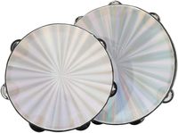 Wholesale 6/ 8/10 Inch Holographic Wooden Tambourine Drum Musical Instruments