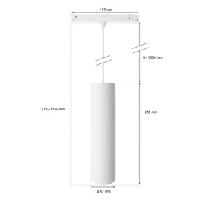 <span class=keywords><strong>PHILIPS</strong></span> Perifo Smart, Lámpara de Riel de Superficie con Color Regulable, Foco de Suspensión Vertical, Compatible con HomeKit, Diseño HUE - Product Image 2