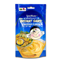Impression personnalisée haute température 100g de sauce instantanée pochette de cornue debout sac de cuisson pour sauce à saveur de pâte de cheddar à l'ail