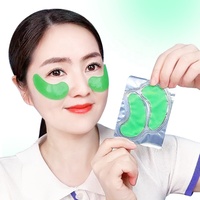 Patchs Hydrogel Véganes en Silicone pour les Yeux, au Concombre Biologique et aux Algues, Anti-Poches, Anti-Cernes, Raffermissants, pour Peaux Sensibles, Vente en Gros, ODM