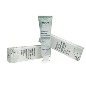 Eco Certified Natural <strong>Toothpaste</strong> - Plant-Based Vegan Formula, Fluoride-<strong>Free</strong>/<strong>SLS</strong>-<strong>Free</strong>, Sea Salt Mint Oral Care (100ml) - Product Image 2