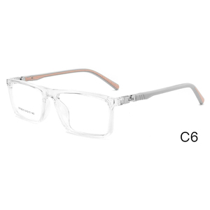 Tr nam TR90 quang khung kính mắt 360 độ Bản lề hình chữ nhật thời trang mô hình rắn màu nhựa cho người lớn đọc - Product Image 5