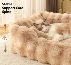 سرير كلاب فاخر صديق للبيئة كبير الحجم بنمط مطبوع قابل للغسل في الغسالة بألوان مخصصة - ماركة كيبو - Product Image 3