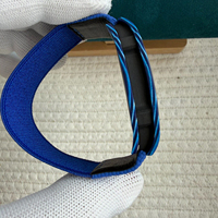 Montre mécanique de luxe haut de gamme, nouvelle, ultra-fine, 7,8 mm, en fibre de carbone bleue, 67-02, montres automatiques pour hommes, étanches