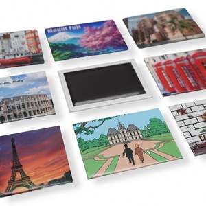 Aimant de réfrigérateur souvenir en fer blanc personnalisé à prix abordable - Product Image 2