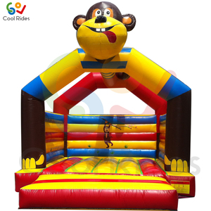 Castillo hinchable de dibujos animados para niños, castillo inflable para saltar, mono, divertido - Product Image 1