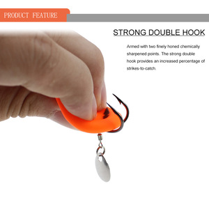 SNEDA 1Pc 4.5cm 8.5g grenouille leurre en plastique souple leurre de pêche appât artificiel Topwater matériel de pêche avec crochet - Product Image 3