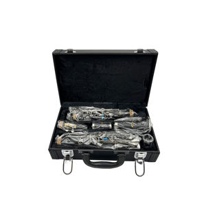 SEASOUND OEM คลาริเ<span class=keywords><strong>น</strong></span>็ตคุณภาพสูง BB 17 คีย์<span class=keywords><strong>น</strong></span>ิกเกิล 17 คีย์ ตัวเรซิ่<span class=keywords><strong>น</strong></span>เบกาไลต์ ABS  พร้อมกล่องหนังสี<span class=keywords><strong>ด</strong></span>ำ  รุ่น JYCL301 เทเนอร์ - Product Image 6