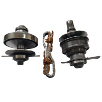 Set Perakitan Pulley dan Rantai Sprocket Transmisi Otomatis CVT TR580