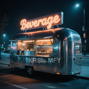 2025 Customized Fully Equipped <b>Mobile</b> Fast Stainless Steel Food Trailer New Kiosk Sale With Full <b>Kitchen</b> For Restaurant - Product Image 2