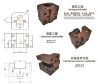 Porte-outil fixe haute stabilité pour tours de fraisage et de tournage BMT40 BMT45 BMT55, porte-outil de perçage pour tourelle de machine-outil CNC